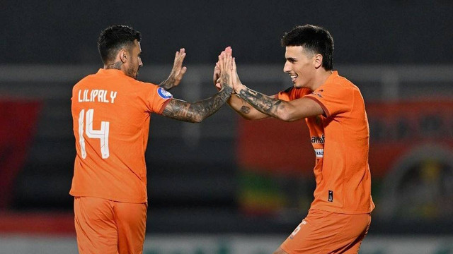 Pertandingan Borneo FC vs Persikabo pada pekan kedelapan Liga 1 2023/24 yang berlangsung di Stadion Segiri Samarinda, Minggu (13/8/2023). Foto: Borneo FC