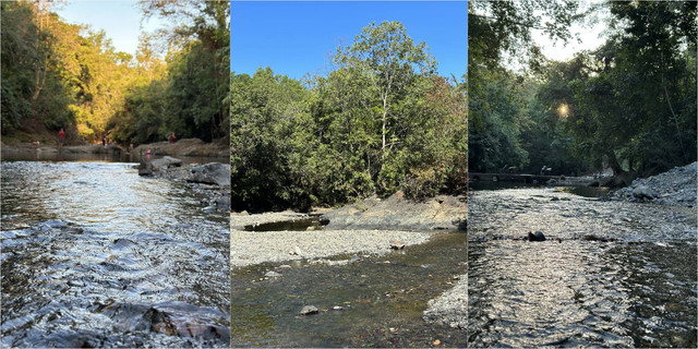 Pemandangan Sungai Mangguliling, Desa Baring, Kec. Segeri, Kab. Pangkep (Sumber : Dokumen Pribadi)