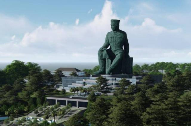 Maket rencana pembangunan kawasan mandiri di Kabupaten Bandung Barat. Foto: Istimewa