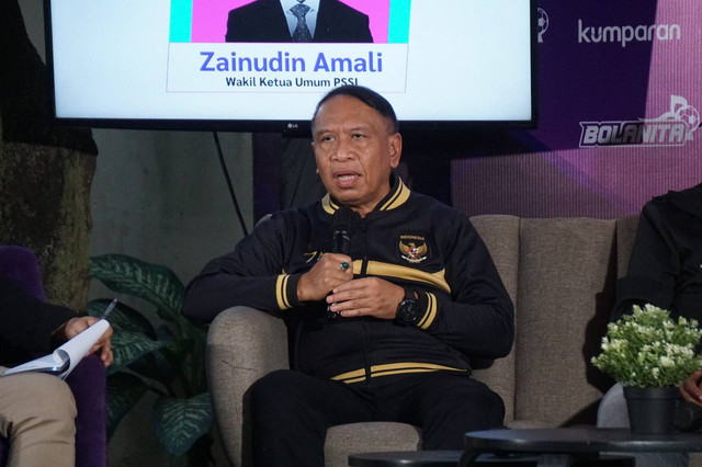 Zainudin Amali, Waketum I PSSI Foto: Iqbal Firdaus/kumparan