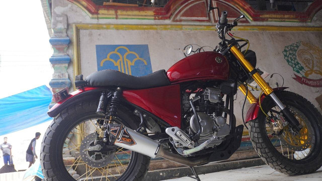 Berubah Total, Modifikasi Motor Karya WBP Rutan Kendari Berkonsep Singel Seat