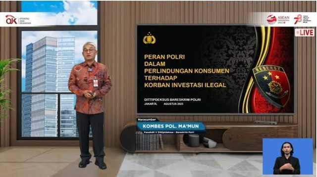 Kasubdit V Dittipideksus Bareskrim Polri, Kombes Ma'mun  Foto: Humas Polri