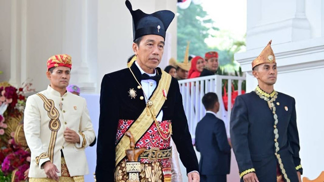 Presiden Jokowi saat mengikuti Upacara HUT ke-78 RI di Istana Merdeka. Foto: Biro Pers Sekretariat Presiden