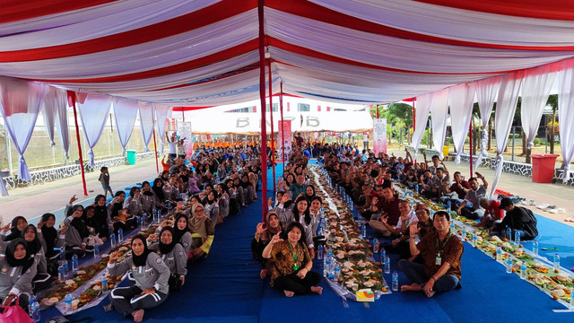Liwet bersama dalam rangka Tasyakur Kemerdekaan di Lapas Cianjur