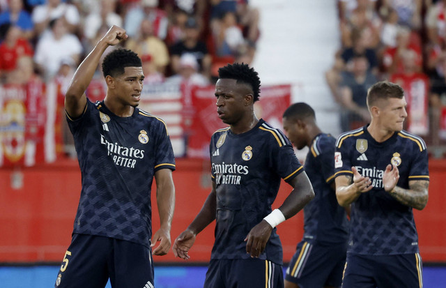 Duel Almeria vs Real Madrid di Liga Spanyol Foto: Jon Nazca/REUTERS