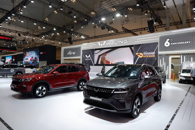 Wuling Alvez di GIIAS 2023. Foto: Aditya Pratama Niagara/kumparan
