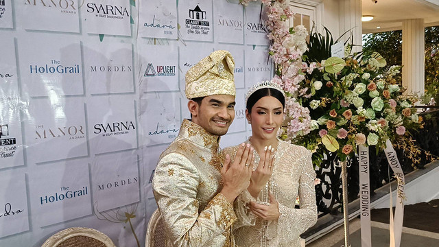 Pernikahan Tyas Mirasih dan Tengku Tezi, The Manor Andara, Cinere, Depok, Jawa Barat, Minggu (20/8/2023). Foto: Giovanni/kumparan