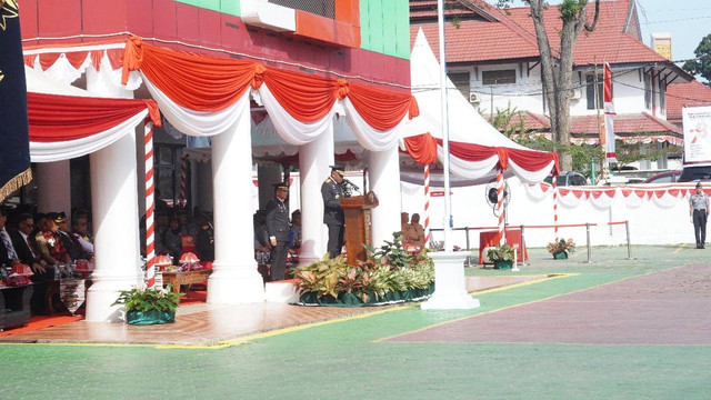 Upacara HDKD-78 Kemenkumham, Ini Pesan Menkumham untuk ASN Kemenkumham RI