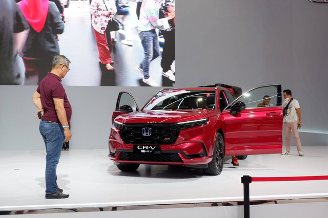 Honda CR-V Hybrid di GIIAS 2023. Foto: Aditya Pratama Niagara/kumparan
