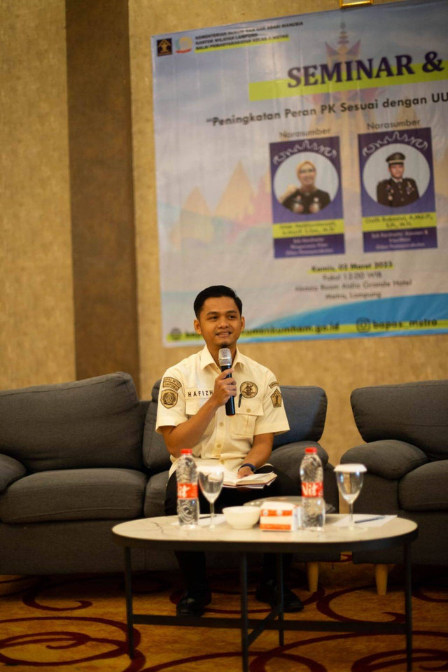Seminar dan Diskusi Bapas Kelas II Metro tentang Peran PK dalam UU KUHP dan UU Pemasyarakatan / Arsip Bapas Kelas II Metro