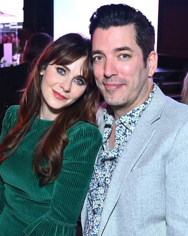 Zooey Deschanel dan Jonathan Scott. Foto: Instagram/@zooeydeschanel
