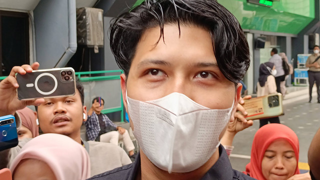 Adik Ammar Zoni, Aditya Zoni di Pengadilan Negeri Jakarta Selatan. Foto: Aprilandika Pratama/kumparan 