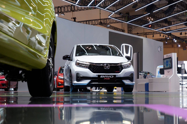 Honda Brio di GIIAS 2023. Foto: Aditya Pratama Niagara/kumparan