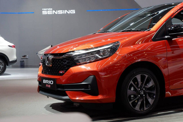 Honda Brio di GIIAS 2023. Foto: Aditya Pratama Niagara/kumparan