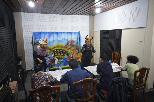 Dokumentasi proses penjurian Jogja Mendongeng 2023. Foto: Dok. Istimewa