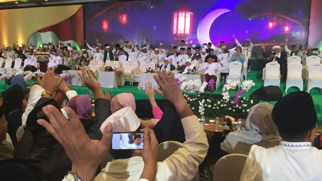 Suasana Multaqo Ulama di Kartika Chandra, Jumat (3/5). Foto: Rafyq Panjaitan/kumparan