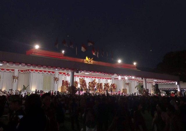 Upacara HUT Ke-78 RI di Istana Merdeka. Foto: Dokumentasi Pribadi