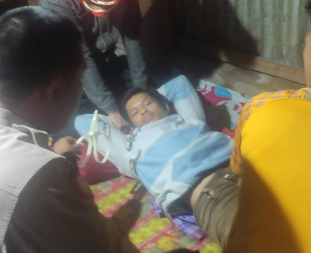 Sanuddin saat ditangkap. Dok: Ist.