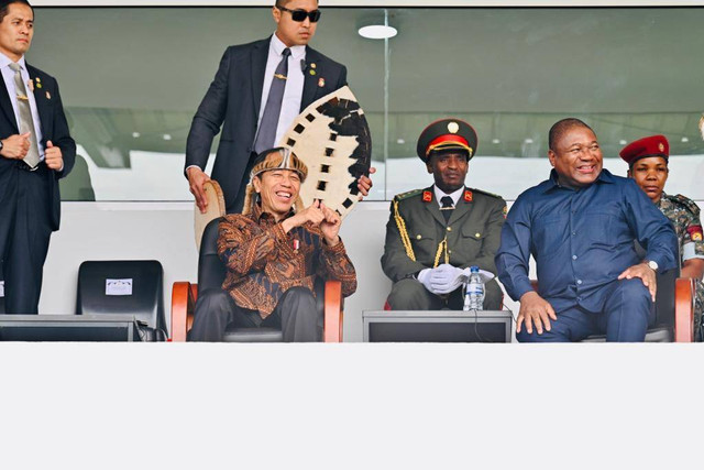 Presiden Jokowi menghadiri Festival Budaya Nasional Mozambik 2023 Foto: Laily Rachev/Biro Pers Sekretariat Presiden