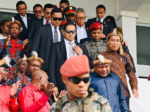 Presiden Jokowi menghadiri Festival Budaya Nasional Mozambik 2023 Foto: Laily Rachev/Biro Pers Sekretariat Presiden