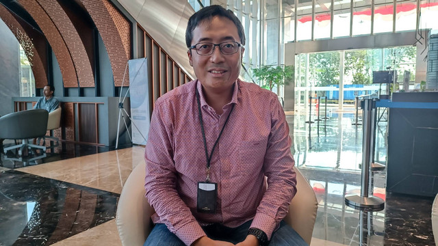 Corporate Secretary PT Pelindo Terminal Petikemas, Widyaswendra. Dok: Farusma Okta Verdian/kumparan