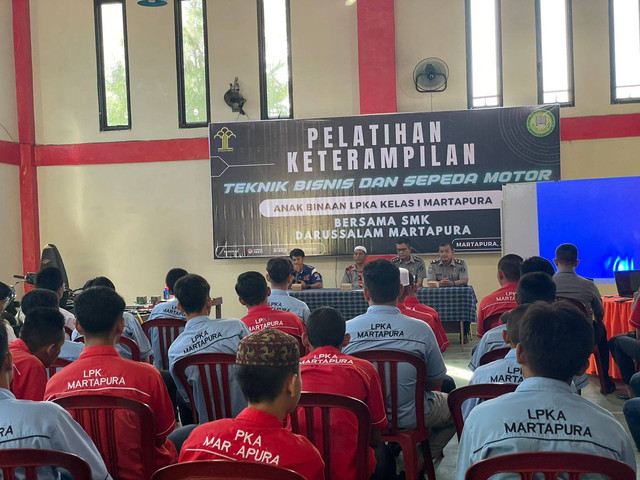 Asah Skill Keterampilan, Anak Binaan Ikuti Pelatihan Otomotif Bersama SMK Darussalam