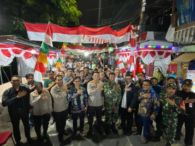 Kapolres Jakarta Barat, Kombes Pol M. Syahduddi, menghadiri acara rembug warga Kelurahan Angke, Tambora. Foto: Dok. Istimewa