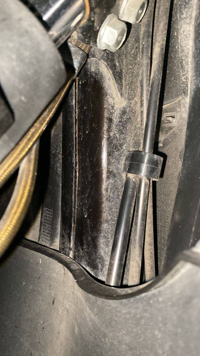 Silikat yang terpampang di rangka motor Honda. dok. Istimewa