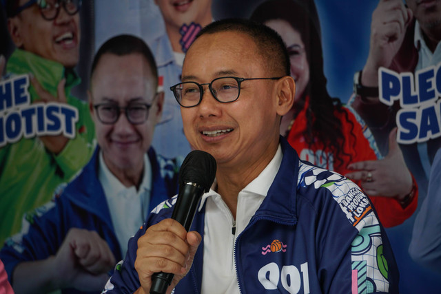 Sekjen PAN Eddy Soeparno dalam konferensi pers persiapan Perayaan Ulang Tahun ke 25 PAN di Uncle Z, Jakarta, Sabtu (26/8/2023). Foto: Jamal Ramadhan/kumparan