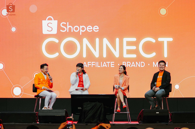Hadirkan Ajang Perkuat Sinergi, Shopee Connect Jadi Ruang Temu dan Peluang Kolaborasi Bagi Para Konten Kreator, Mitra Brand dan Penjual. Dok. Istimewa.