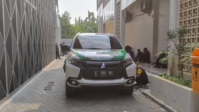 Mobil Mitsubishi Pajero berpelat nomor G 999 NU. Dok: Panturapost.com