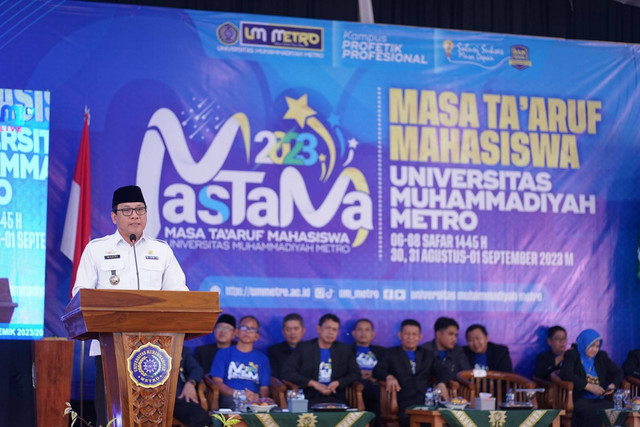 Walikota Metro hadir di Mastama UM Metro 2023, Sumber: Dok Pribadi