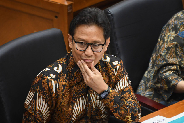 Menteri Kesehatan (Menkes) Budi Gunadi Sadikin mengikuti rapat kerja dengan Komisi IX DPR di kompleks Parlemen, Senayan, Jakarta, Rabu (30/8/2023). Foto: ANTARA FOTO/Aditya Pradana Putra