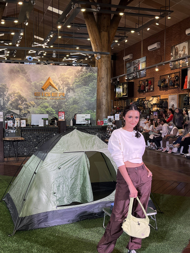 Amanda Rawles di koleksi terbaru Eiger Women Let it Out. Foto: Gitario Vista Inasis/kumparan