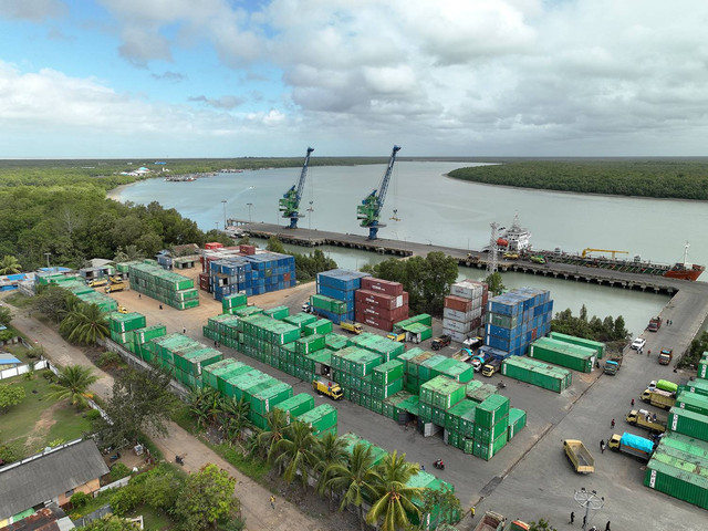 Ilustrasi Pelabuhan Merauke. Foto: Dok. Pelindo Terminal Petikemas