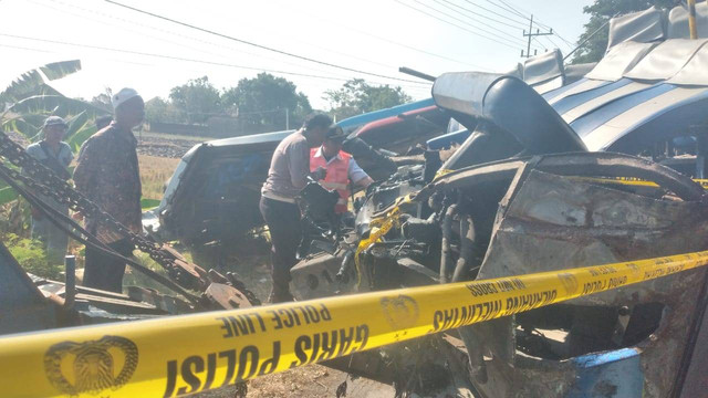 Bangkai bus Sugeng Rahayu. Foto: Dok. Mili.id