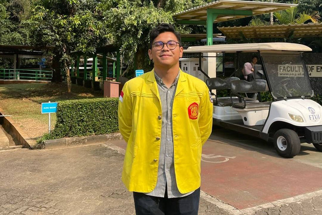 Ketua BEM UI Melki Sedek Huang. Foto: Dok. Pribadi