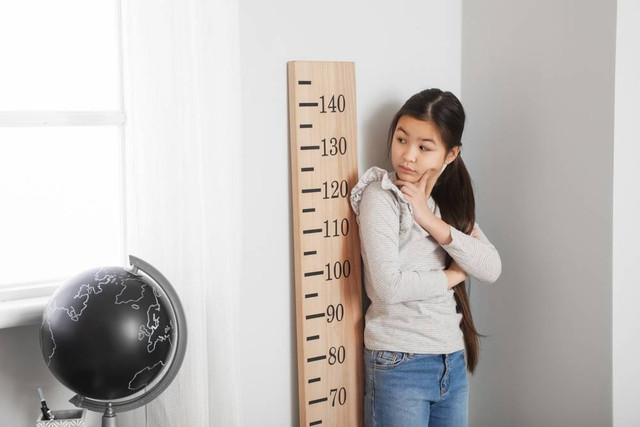Tinggi badan anak. Foto: Shutterstock