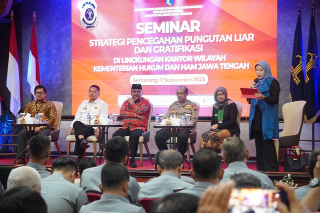 Kemenkumham Jateng Anti Pungli dan Gratifikasi, Ini Aksi Nyata Mewujudkannya