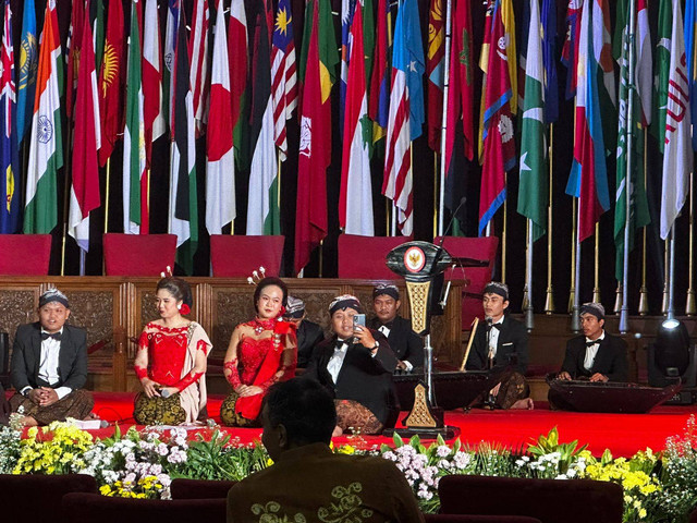 Pembukaan Anugrah Ikon Prestasi Pancasila dan Insan Pancasila Tahun 2023 yang digelar Badan Pembinaan Ideologi Pancasila (BPIP) Foto : Istimewa