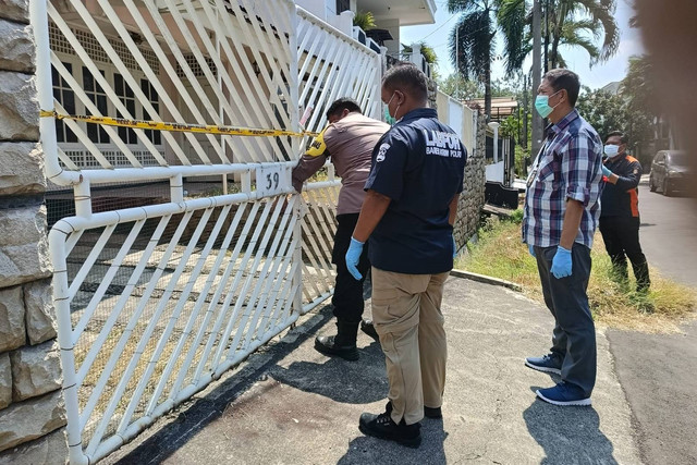 Tim Jatanras Polda Metro kembali melakukan olah TKP di Cinere, Depok, Selasa (12/6/2023). Foto: Dok. Istimewa