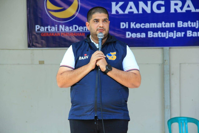 Ketua Dewan Pertimbangan DPW Partai Nasdem Jabar Rajiv. Foto: Dok. Istimewa