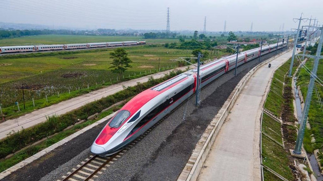 Kereta Cepat Jakarta Bandung (KCJB). Foto: Kementerian Perhubungan