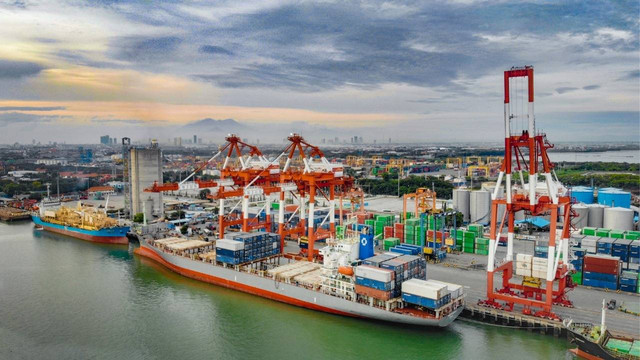 Pelabuhan Pelindo Terminal Petikemas. Foto: Dok. Pelindo