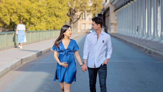 Valencia Tanoesoedibjo Babymoon ke Paris. Foto: Instagram.com/valenciatanoe