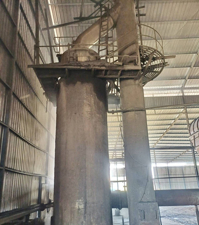 Cerobong mesin Wet Scrubber di Duniatex. Sumber: Dokumentasi Pribadi.