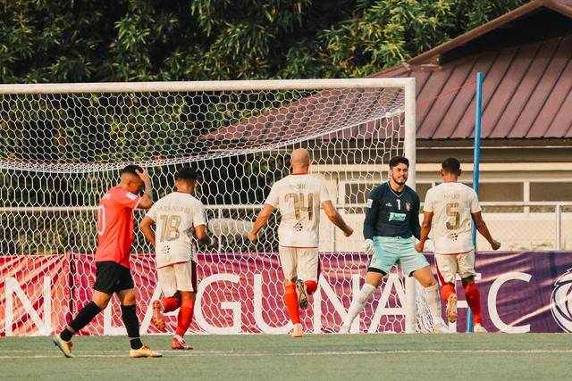 Pertandingan Grup G AFC Cup antara Stallion Laguna vs Bali United, Rabu (20/9/2023). Foto: Instagram/@baliunitedfc