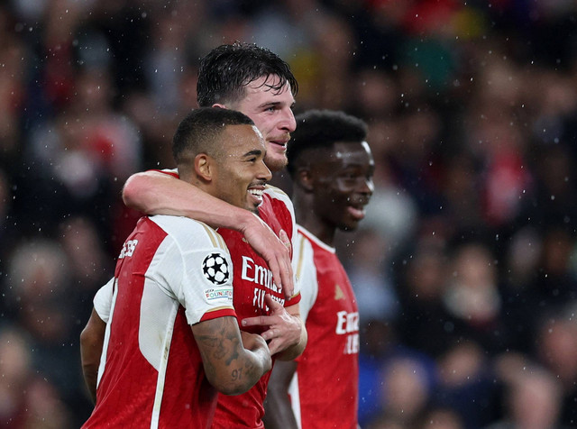 Arsenal vs PSV di Liga Champions Foto: David Klein/REUTERS