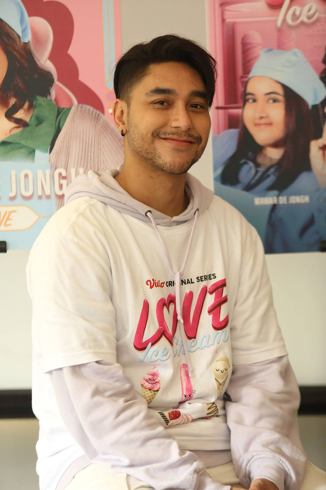 Artis Krisjiana Baharudin saat hadir di launching vidio series film Love Ice Cream di Jakarta, Kamis, (21/9/2023). Foto: Agus Apriyanto
