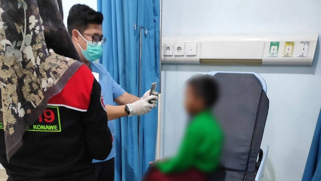 Murid SD di Konawe dianiaya orang tua murid hingga trauma tak mau sekolah.  Foto: Dok. Istimewa